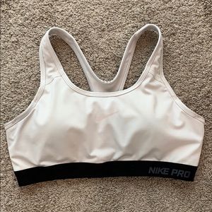 Nike Pro padded sports bra.